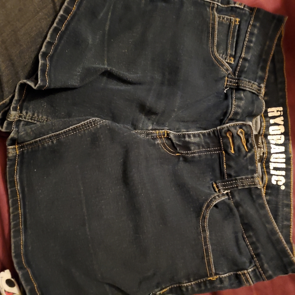 Hydraulic Denim Shorts